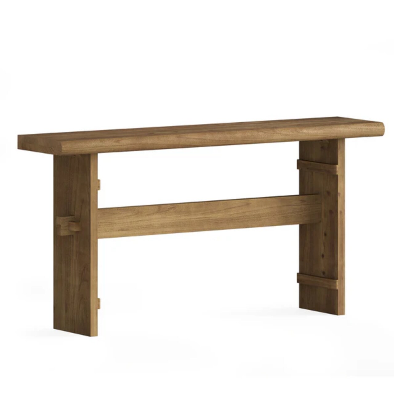 63" Wood Sofa Table Console Table for Entryway Hallway Behind Couch